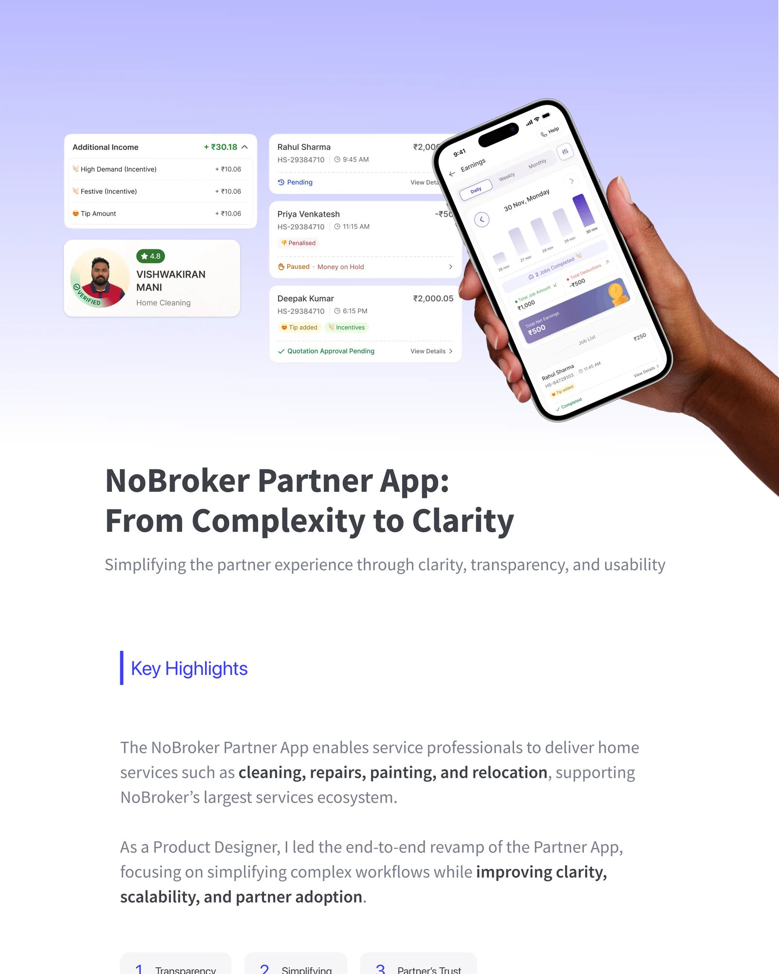 NoBroker: Rewamping Partner's App case study